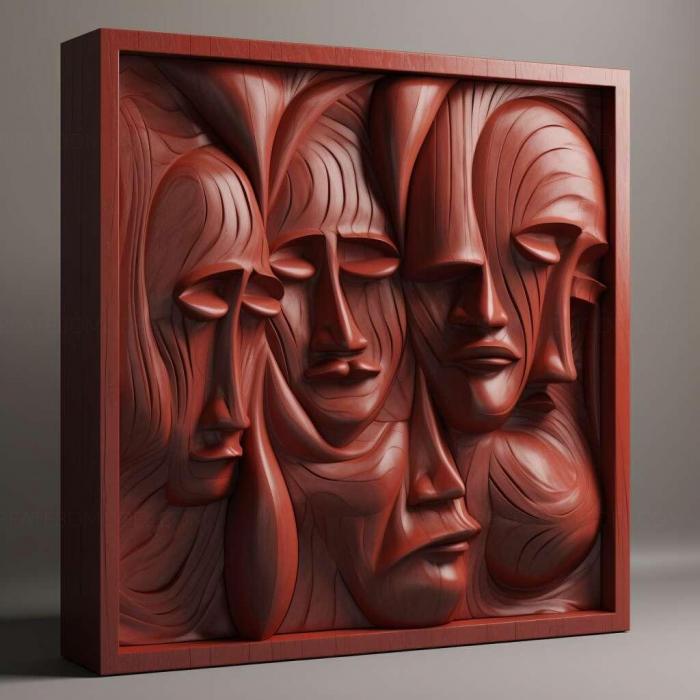 نموذج ثلاثي الأبعاد لآلة CNC 3D Art 